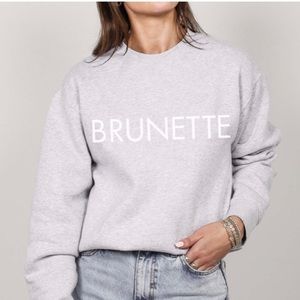 Brunette the label crew neck